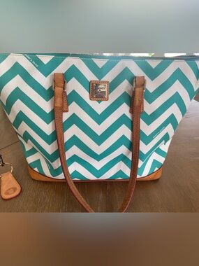 Dooney & Bourke Medium Size Tote With Key Fab